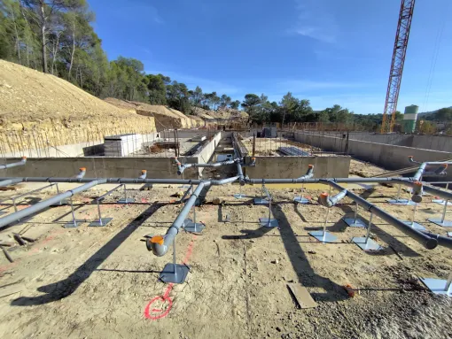 réaliser une évacuation des eaux usées d'un bâtiment a Rocbaron , Golfe de Saint-Tropez, BSP Plomberie